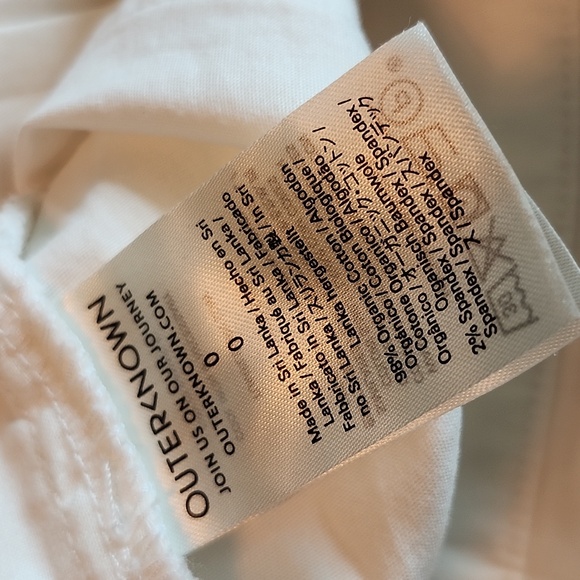 🌼 NWOT Outerknown cropped zip ankle pants - Picture 9 of 10